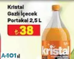 KRİSTAL GAZLI İÇECEK PORTAKAL 2.5 L